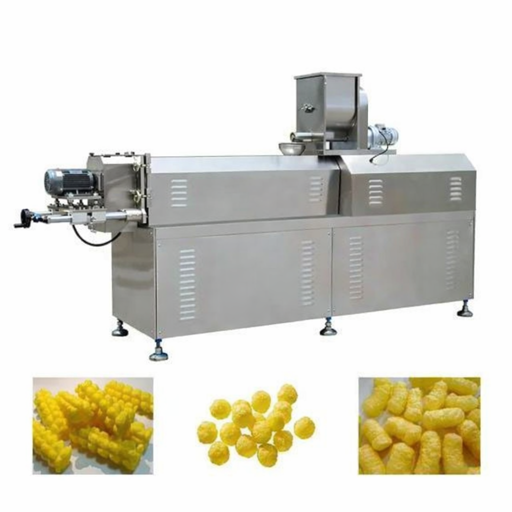 Qarğıdalı çubuqları istehsal edən avandanlıq